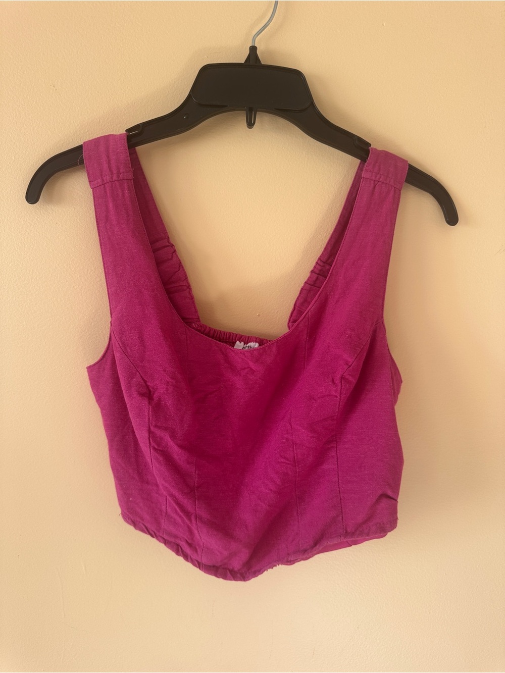 Midnight Sky Pink Corset Tank Top Size Medium